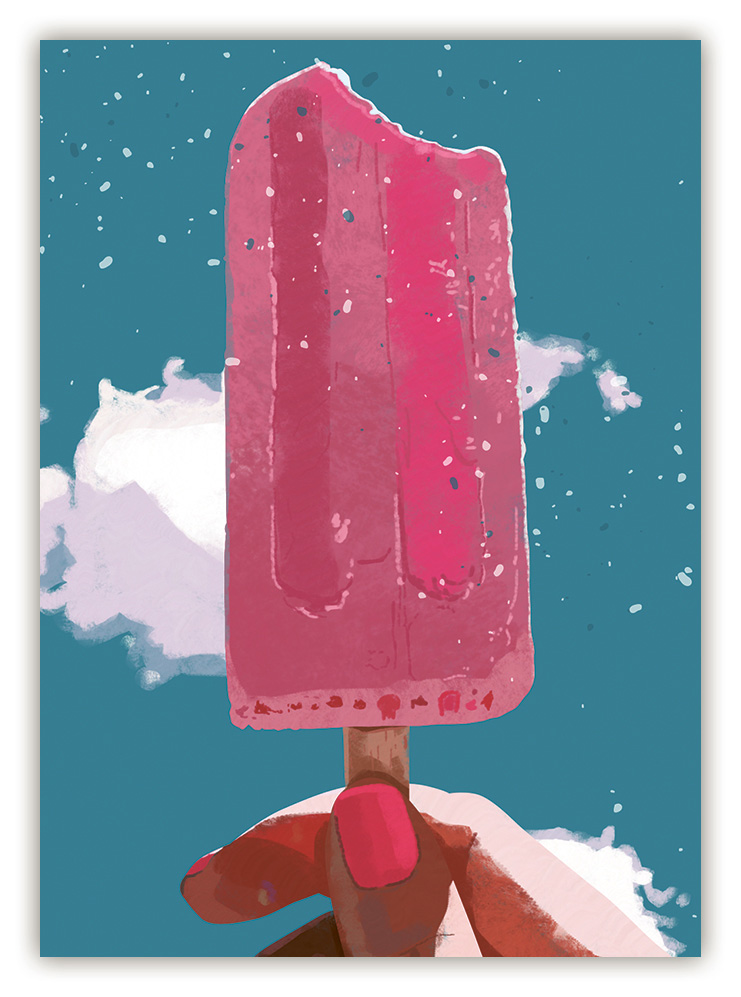 Pink popsicle, o.T. (hoch)