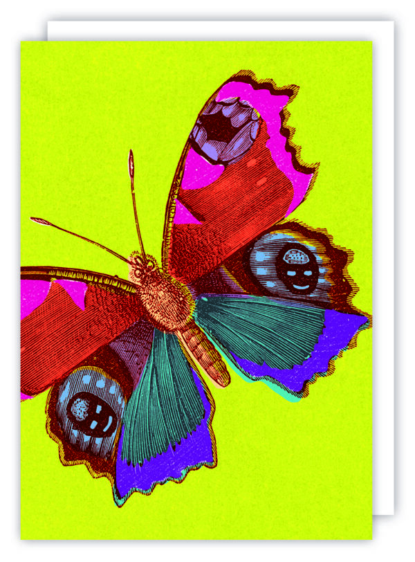 Julia Trigg vivid vintage PEACOCK BUTTERFLY