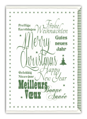 Frohe Weihnachten, Merry Christmas ...