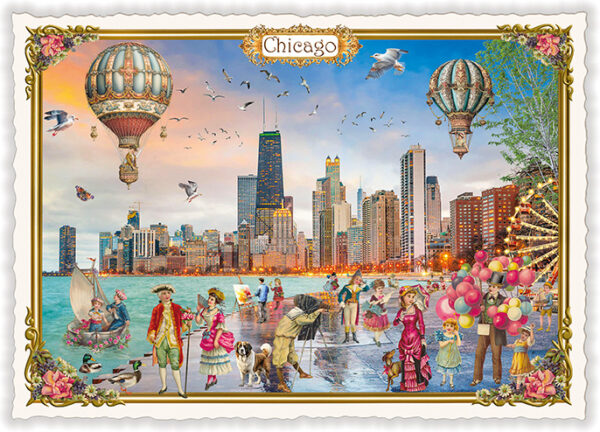 USA-Edition - Chicago - Skyline (o.T.) (Quer)