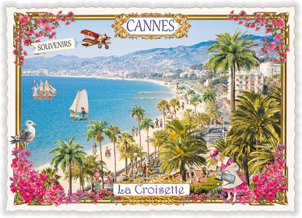 La France - Cannes, La Croisette (Quer)