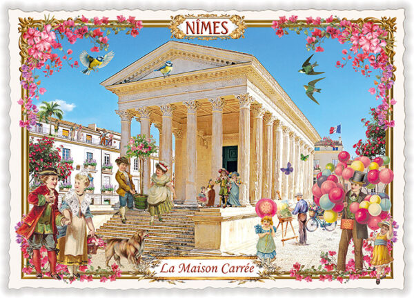 La France - Nîmes, La Maison Carrée (Quer)