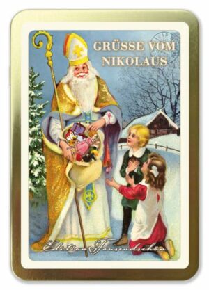 Metallbox Weihnachten - Grüsse vom Nikolaus