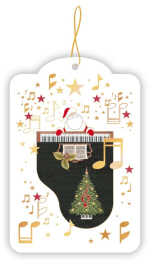 5 Geschenkanhänger Christmas