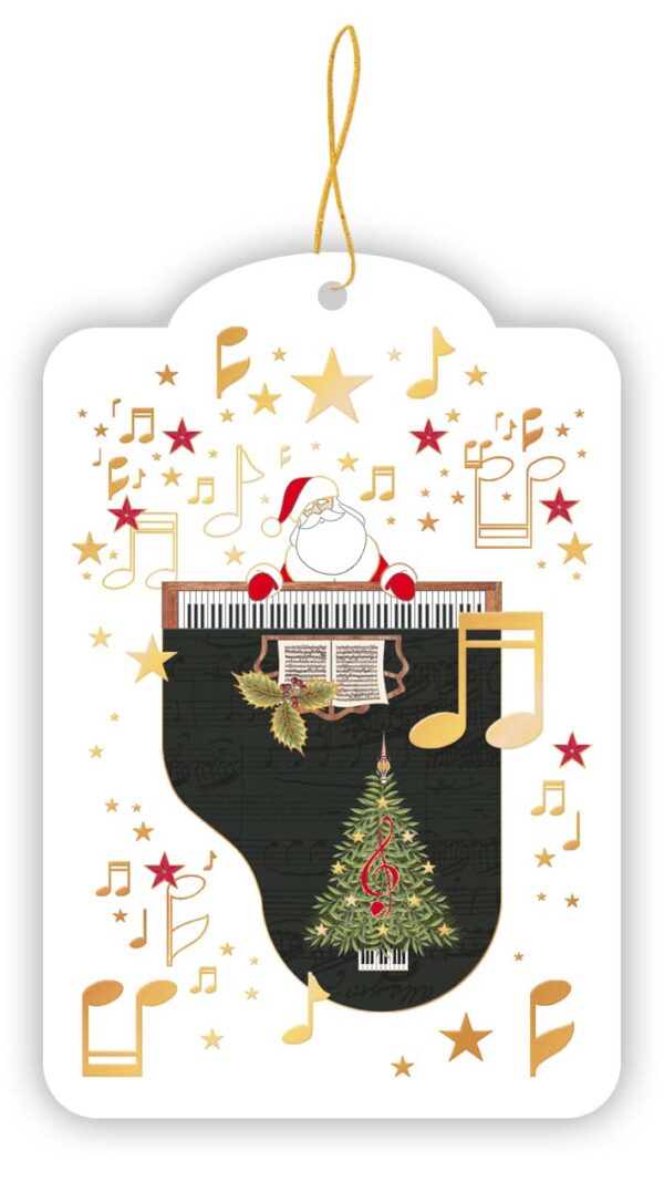 5 Geschenkanhänger Christmas