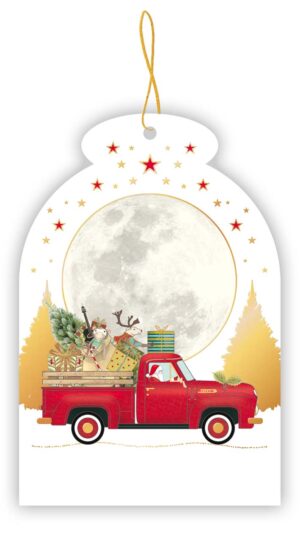 5 Geschenkanhänger Christmas