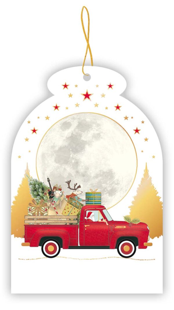 5 Geschenkanhänger Christmas