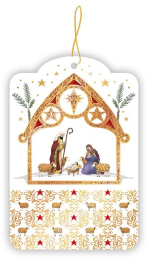 5 Geschenkanhänger Christmas