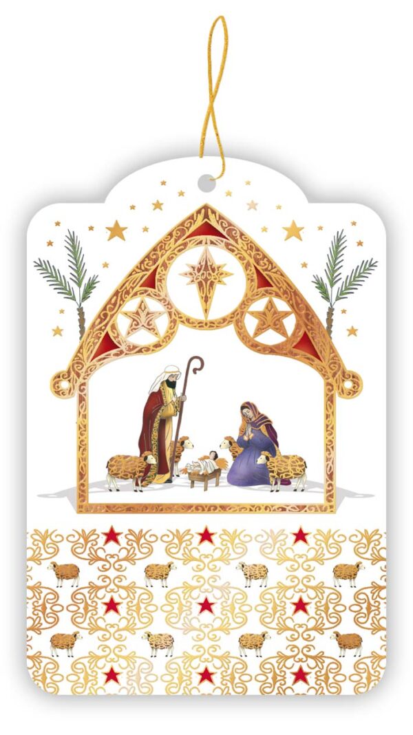 5 Geschenkanhänger Christmas