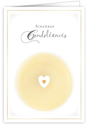 Sincéres condoléances