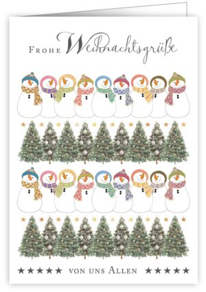 Frohe Weihnachtsgrüße von uns allen