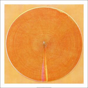 Moser, I., Vom Wesen - Rot, 100x100cm