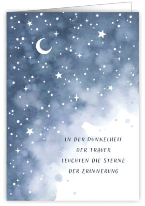In der Dunkelheit der Trauer...