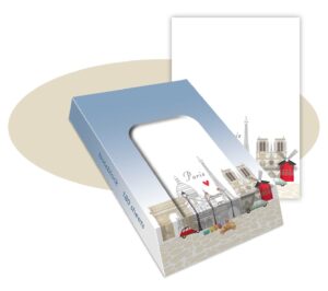 Notizblock abgeschrägt