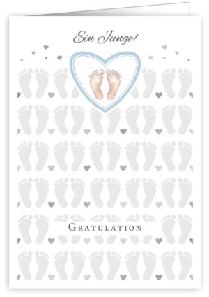 Ein Junge! Gratulation