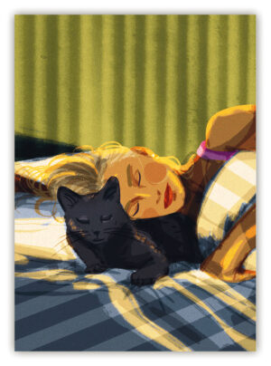 sleeping cat, o.T. (hoch)