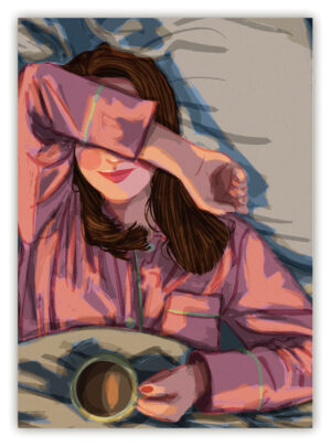 Coffee in bed, o.T. (hoch)