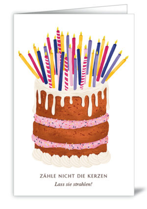 Zähle nicht die Kerzen
