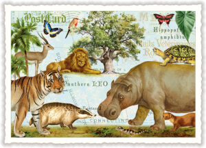 Hippo & Freunde (o. T.) (Quer)