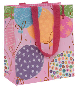 Bag Medium - Big Balloons Pink