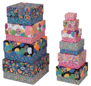 Gift Box Nest Square (10) - Pastiche