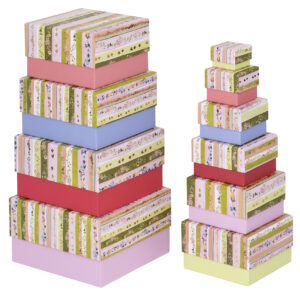 Gift Box Nest Square (10) - Linar Floral