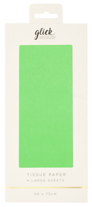 Tissue Plain -  Neon Green