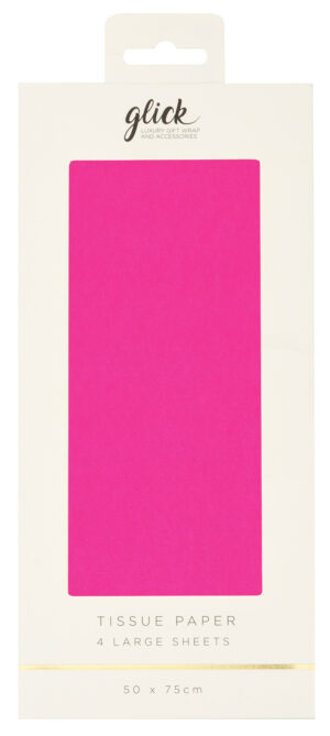 Tissue Plain -  Neon Pink