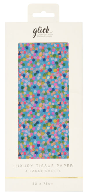 Tissue -  Spotty  Blue