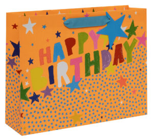 Bag Large - Happy Birthday Stars