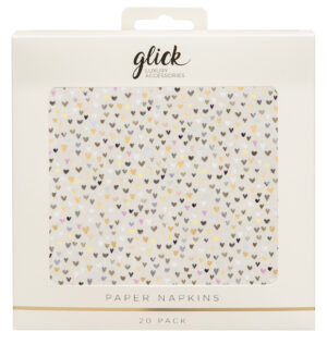 Paper Napkins - Ditsy Hearts