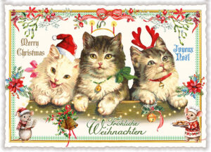 Merry Christmas - Fröhliche Weihnachten - Joyeux Noel (Quer)