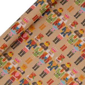 Rollengeschenkpapier - Nutcracker Kraft (3m)