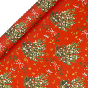Rollengeschenkpapier - Spruce Red (4m)