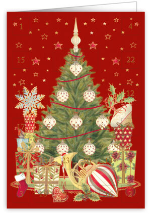 AK Weihnachtsbaum mit Geschenken ... (o. T.)
