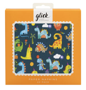 Paper Napkins - Dinoroar Die Cut Edge