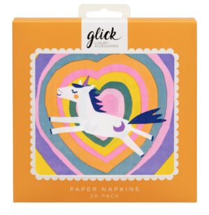 Paper Napkins - Unicorn Rainbows