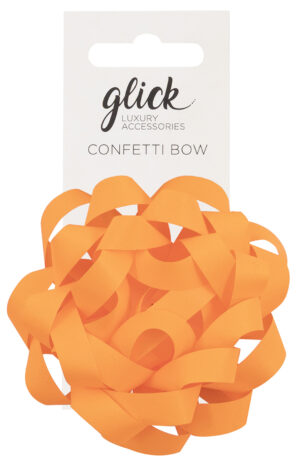 Bow Confetti - Neon Orange